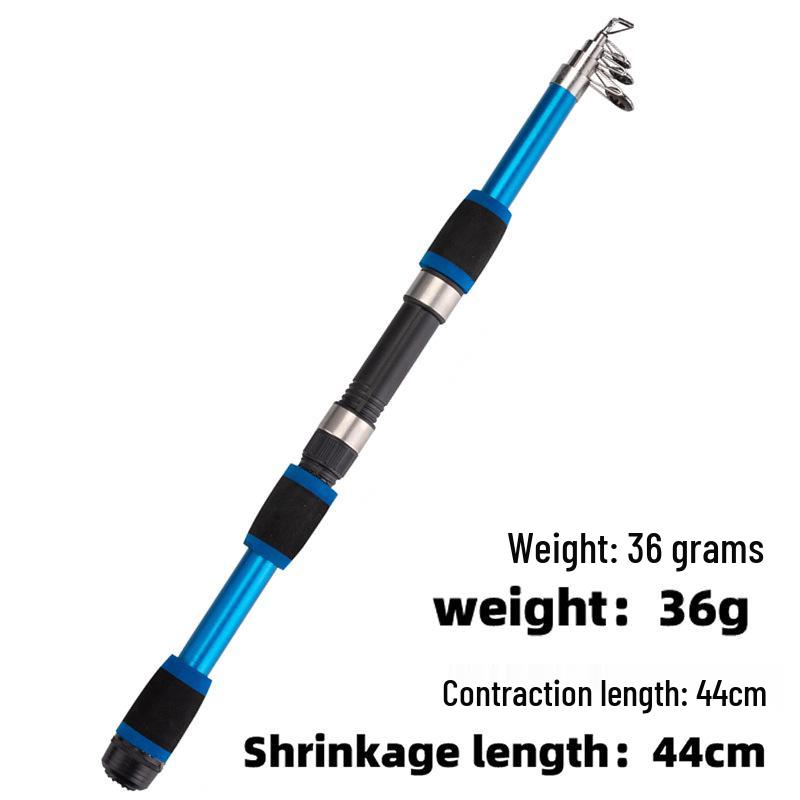 "Portable Fiberglass Sea Fishing Rod Set for Long-Distance Casting"