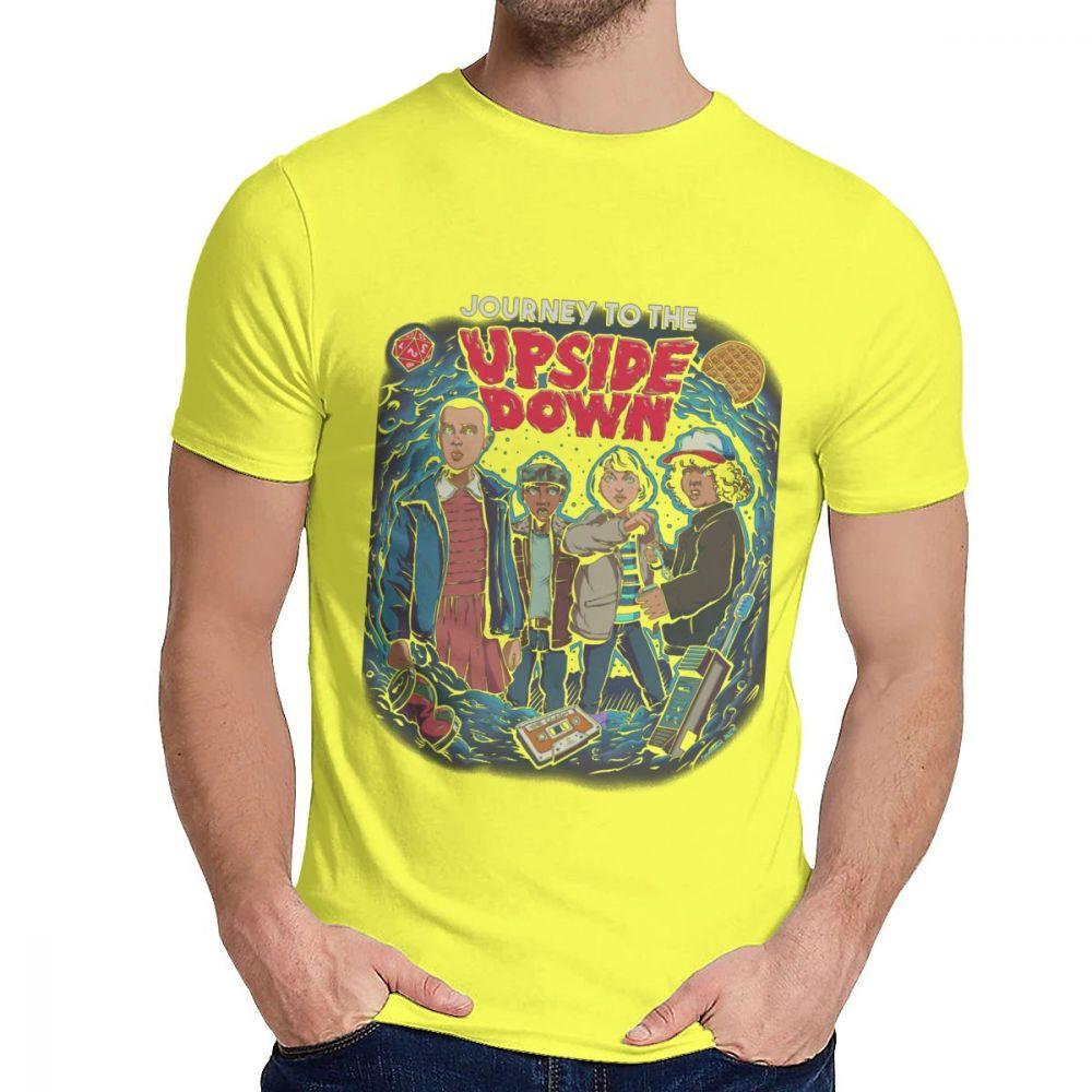 Picture Custom To The Upside Down Tee Unisex Soft Pure Cotton Short Sleeve S 6Xl