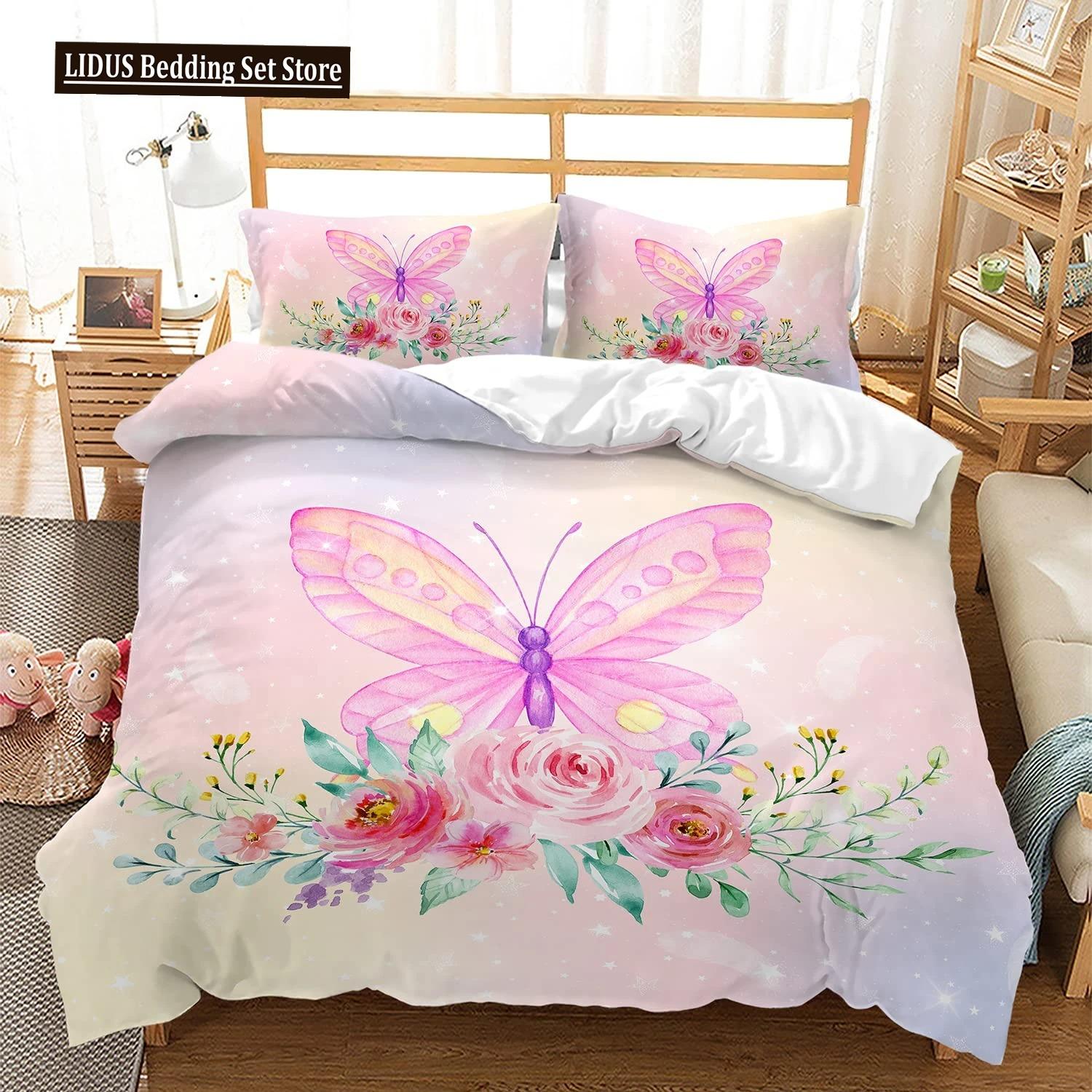 Butterfly segas pārvalka komplekts pilna izmēra