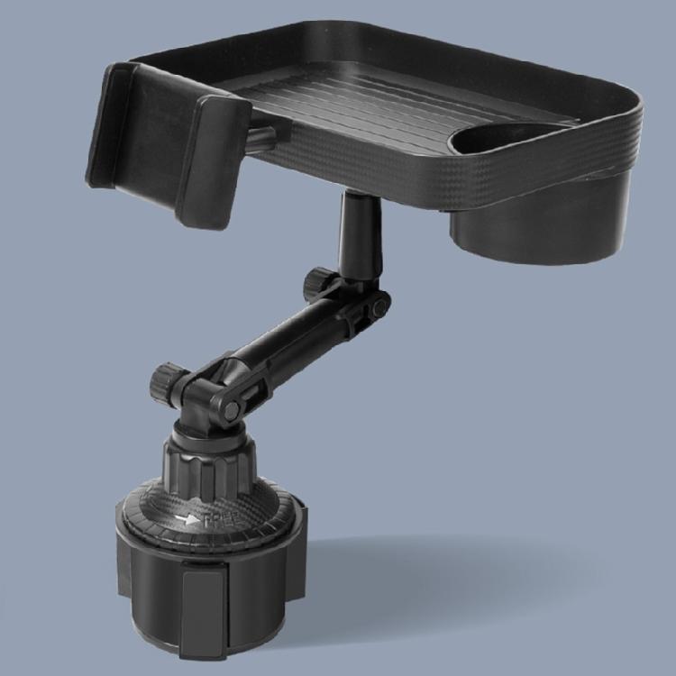 Car Cup Holder Tray with Swivel Base 360 Adjustable Car Cup Holder Expander
