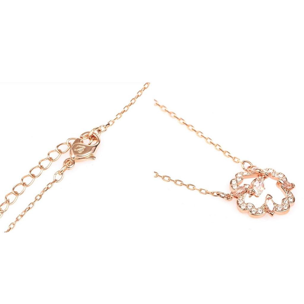 Swarovski Floral Dancing Necklace Women necklace Rose-Gold 5408437