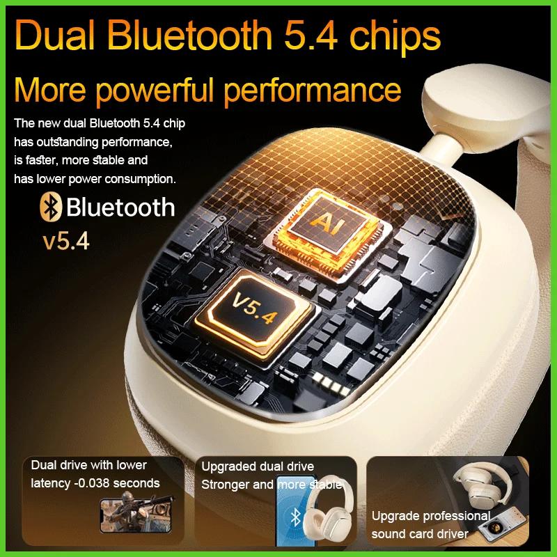 Sluchátka TD66 ANC Bluetooth s aktivním potlačením hluku ANCPods-Max Náhlavní soupravy ENC-Hovory 1000mAh 100H Doba přehrávání
