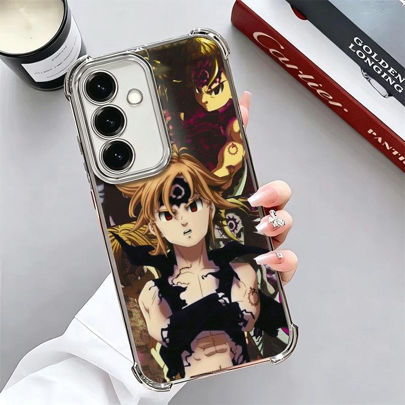 Seven D-Deadlys Sins Meliodas Soft Phone Case For Samsung A17 A27 A07 A37 A57 A16 A56 A15 A55 A14 A54 A13 A53 A26 A36 A25 A35 A2
