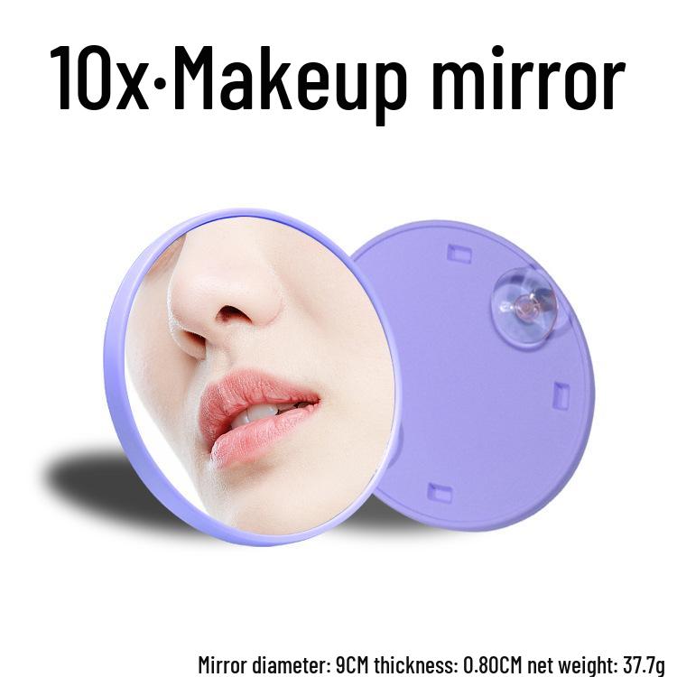 Portable 5x/10x HD Beauty Makeup Mirror with Suction Cup