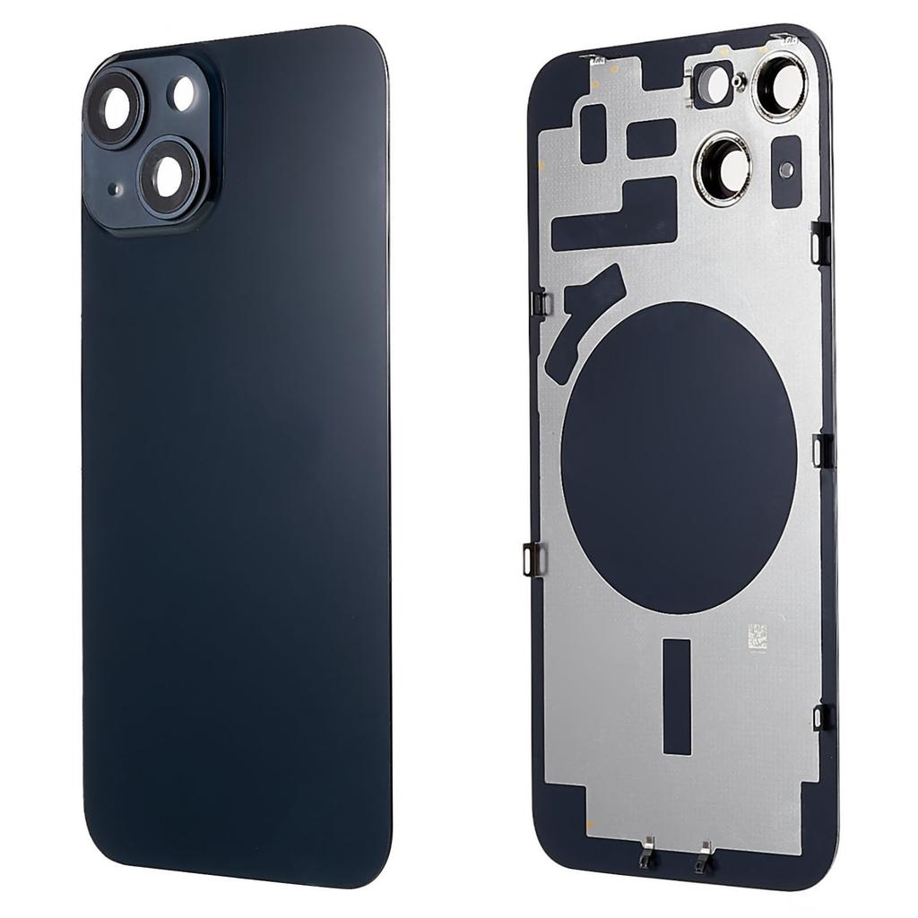 For iPhone 14 Battery Housing with Bracket+Camera Lens Cover+Magnetic Ring Replacement Part (without Logo)