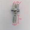 M12 x 1.25 ALLOY WHEEL EXTRA LONG THREAD BOLTS FLAT SEAT WASHER Bolt For Peugeot Citroen C4 C5