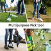 Faltbarer Greiferverlängerer Handwerkzeuge Müllsammler Aufheber Zusammenklappbarer Müllgreifer Aufnahmewerkzeuge Besen und Kehrschaufel Set