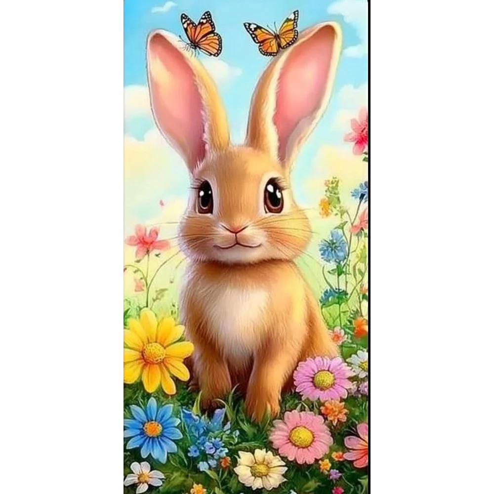 Easter Outdoor Garden Decoration 2025 Bunny Door Cover Easter Party Supplies Background Easter Eggs Banner Photography Props