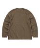 THISISNEVERTHAT Striped Sleeve Knit Crew Brown