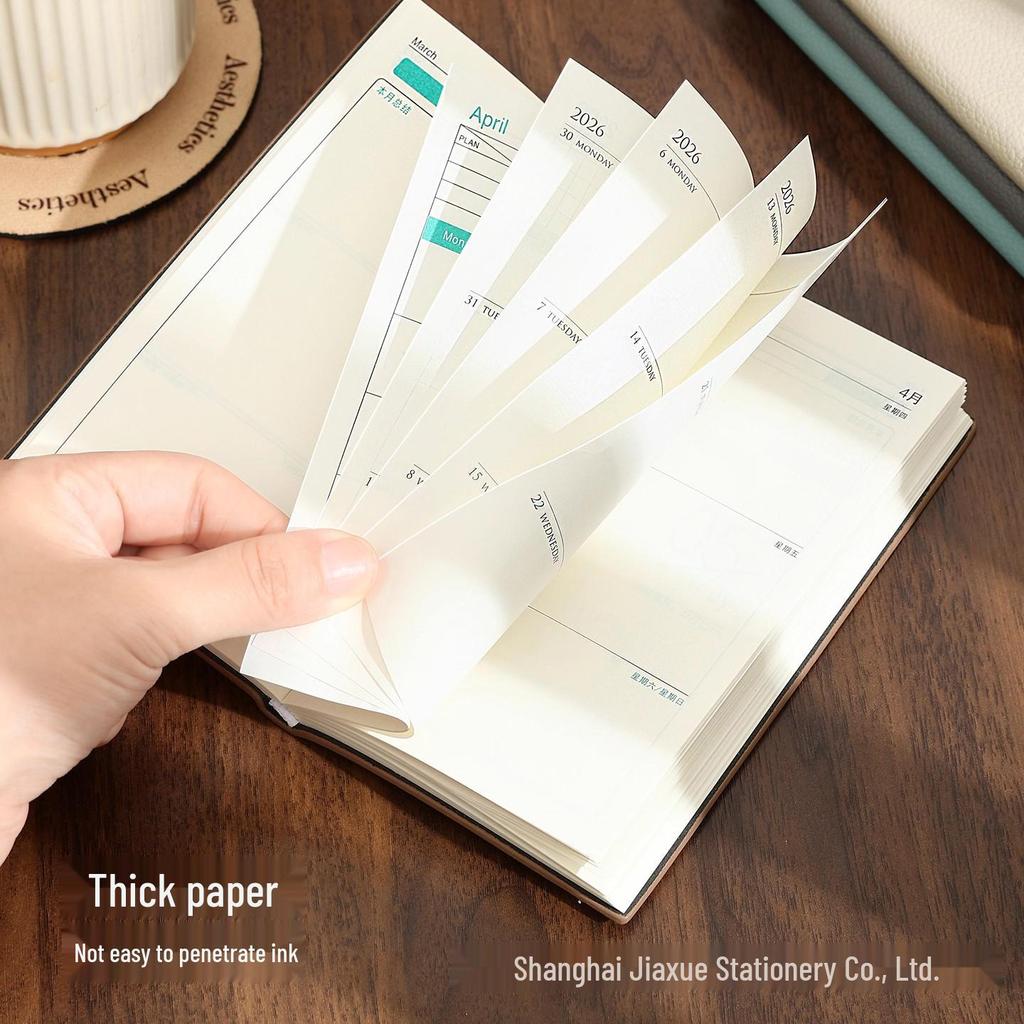 2026 A6 Daily Planner: Portable Diary for Work & Study