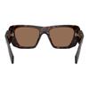 Prada Unique Design Acetate Square Sunglasses Women sunglasses Tortoise PR-B18S-17N06B