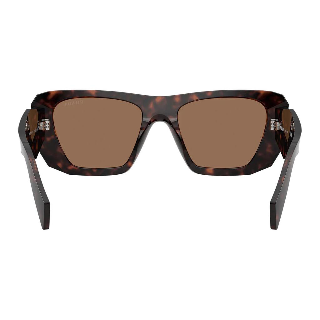Prada Unique Design Acetate Square Sunglasses Women sunglasses Tortoise PR-B18S-17N06B