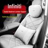 Infiniti Q50L/Q70/QX50/Maybach Suede Neck Pillow & Lumbar Support Headrest