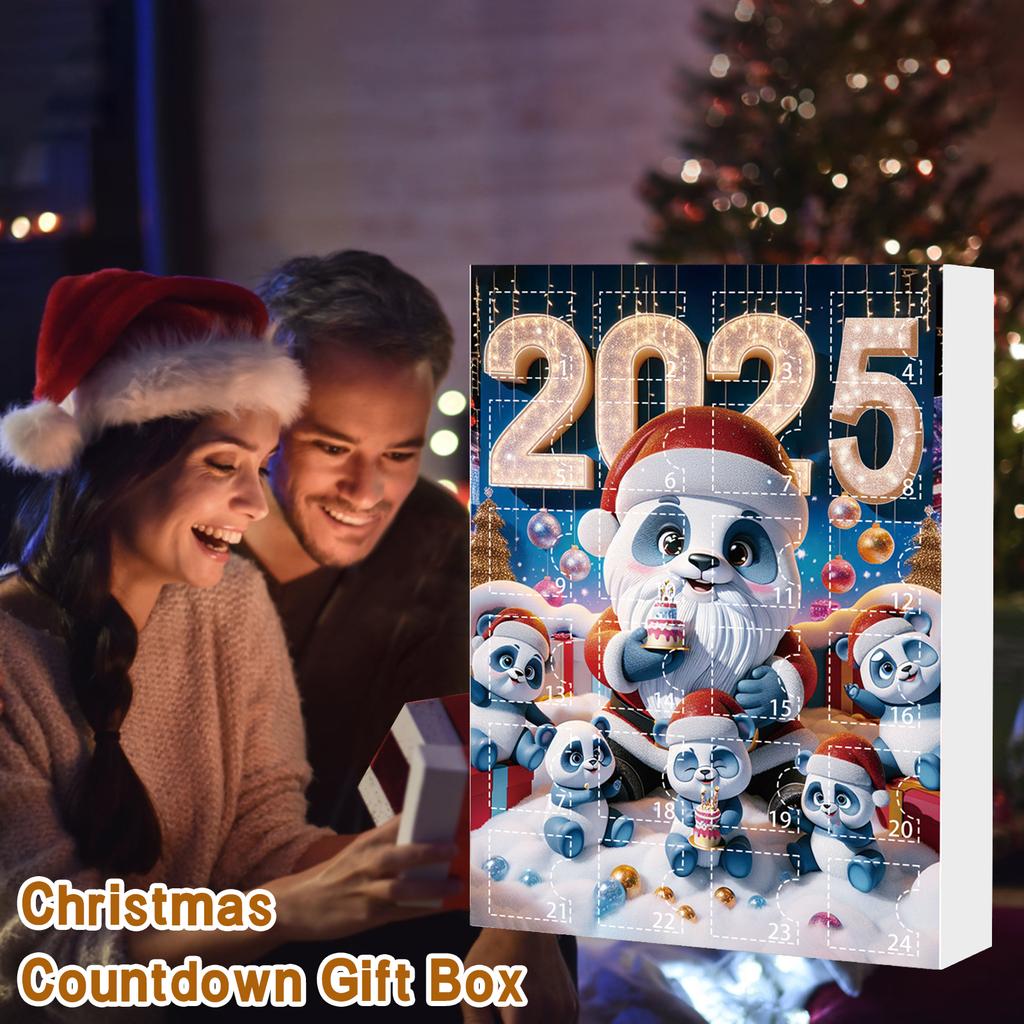 Calendar de Advent de Crăciun 24 de Zile, Calendar Numărătoare Inversă Charm Câine Acrilic Plat 2D, Pandantiv Numărătoare Inversă, Charm Drăguț pentru Pomul de Crăciun