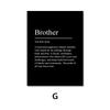 Minimalist Black and White Inspirational Quotes Poster - Modern Print Canvas Wall Art - Nordic Style Decor Frameless