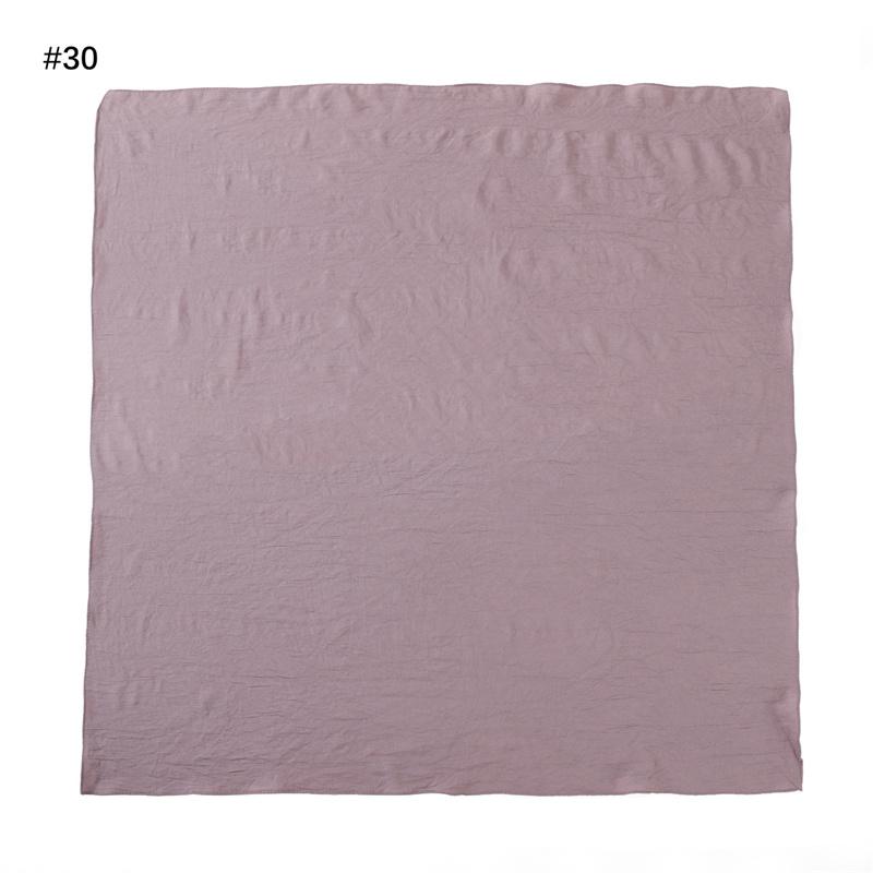 Ramadan Tinta Unita Quadrato 90cm Viscosa Hijab Sciarpa Donna Unicolore Musulmana Copricapo Sciarpe Musulman Fascia per Capelli Turbante Islamico Sjaal