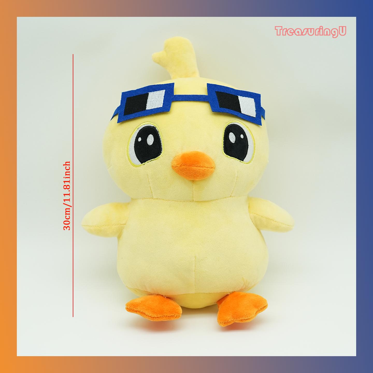 Treasuringu Kawaii Kwekende Gele Eend Pluche Speelgoed 30cm Cartoon Koppel Eend Pluche Pop Pluche Zacht Huis Kussen Verjaardagscadeau