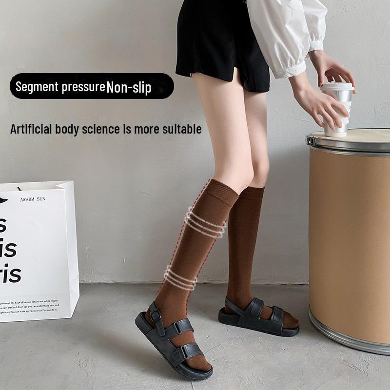 2024 Slimming Mid-Calf Socks for Women: All-Season Comfort & Style