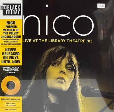 LP-skiva NICO - Live At The Library Theatre '83 783496 Culture Factory 2022 Europa Rock