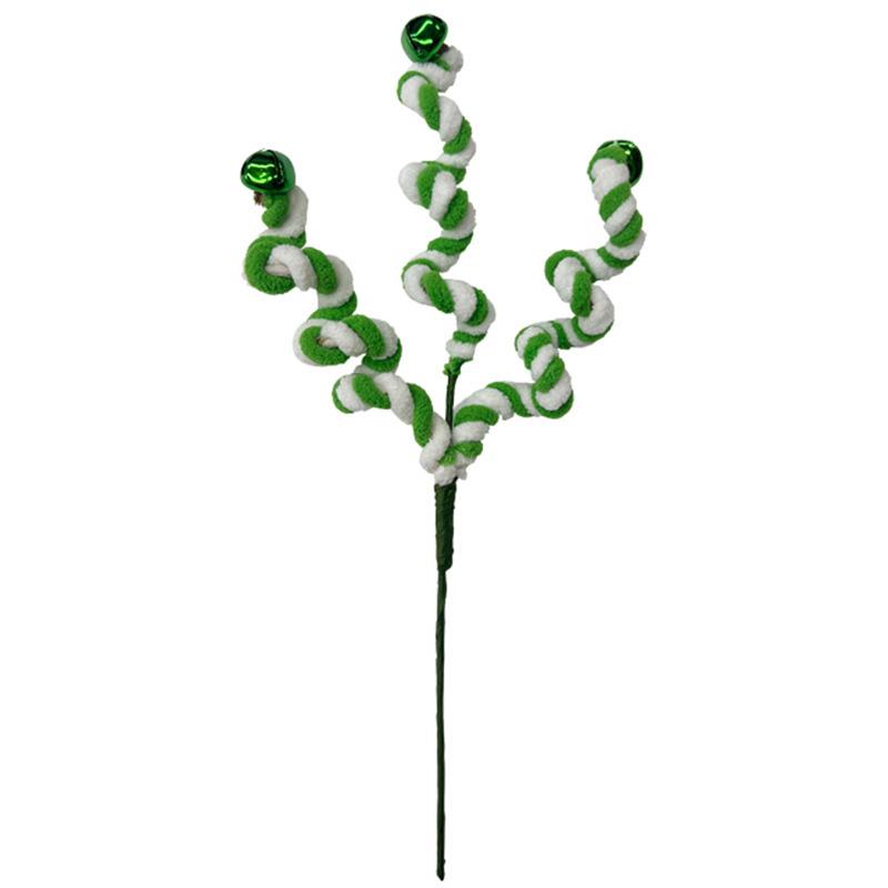 1pc Colourful Stylish Pretty Christmas Decor Tree Ornaments Party Accessories Curly Pick Branch