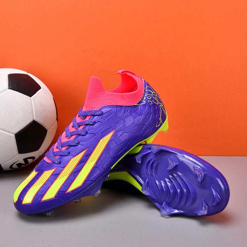 Football Boots Cleats Athletic Comfy Outdoor Kids Soccer Shoes Anti-slip Adult Lightweight Workout Match Grass Fresh Male