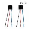 10 Grams Socket 12/24V 2pcs 3 Pin Connector Headlight