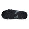 Anta Kids Velcro Fleece Non-Slip Wear-Resistant Warm High-Top Running Shoes Kids Sneakers Black Silver A312146813-1