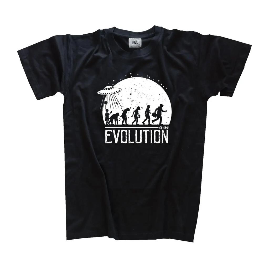 Evolution Alien Die Befruchtung Ufo Auerir T Shirt Hoody Kapuzensweat Vintage Unisex Graphic Stylish Versatile Casual