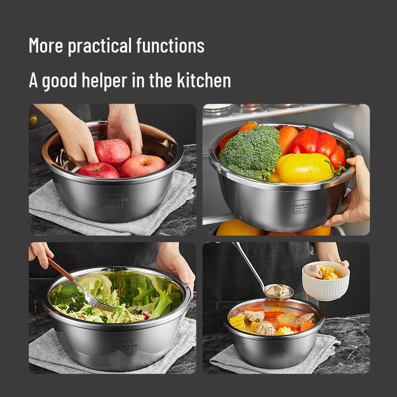 Chui Da Huang 304 Stainless Steel Mixing Bowl