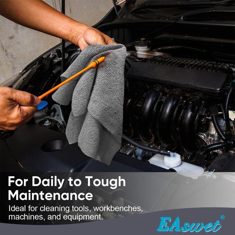 1000cm Microfiber Cleaning Towel Roll, Extra Large Reusable Hand-Tear Dust Rags for Car Washing, Home and Kitchen Cleaning