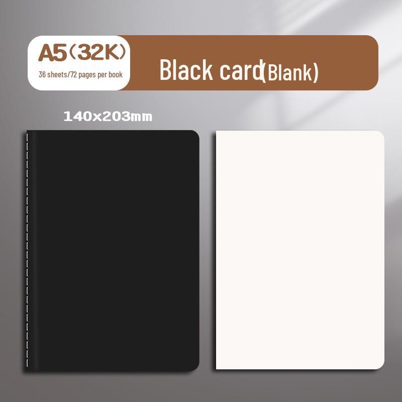 Exquisite Retro Cowhide Softcover Notebook for Students