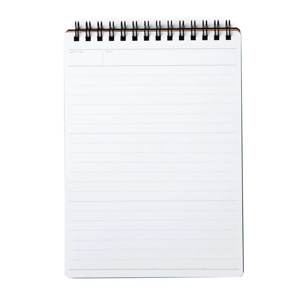 Maruman B6 Notebook Mnemosyne 7mm Ruled N196A Black     Durable, Sleek Design, Perfect for Work