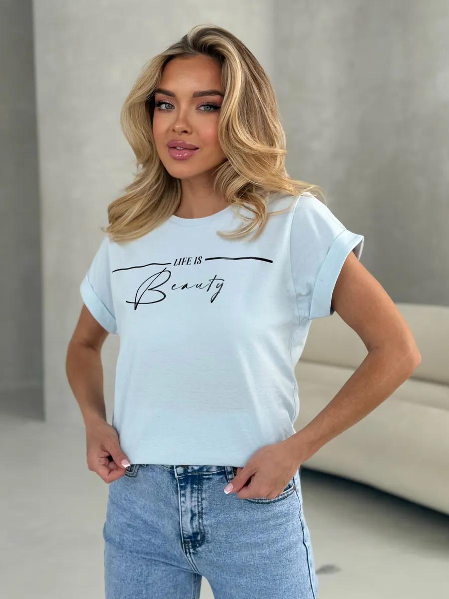 Oversized T-shirt with CHOPPER GIRL print M