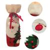 Party Xmas Gift Table Decor Bottle Dress Up Christmas Ornaments Wine Bottle Cover Santa Claus