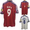 1996 Česká republika Retro Fotbalový dres Nedvěd Friedklada Boger Fotbalový dres Bílá Červená Dospělý Unisex
