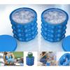 Ice Cube Maker, Silicone Ice Cube Tray Magic Ice Cube Magic Ice Cube Molds Ice Bucket Silicone with Lid for Cocktail