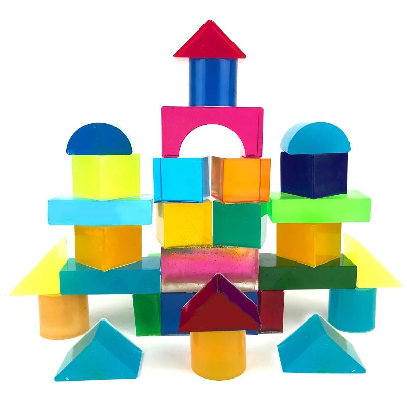 3D Geometrische Form Mousse Kuchen Silikonform Backen Baustein Handgemachte Seife Lebensmittelqualität für Kuchen Dekoration
