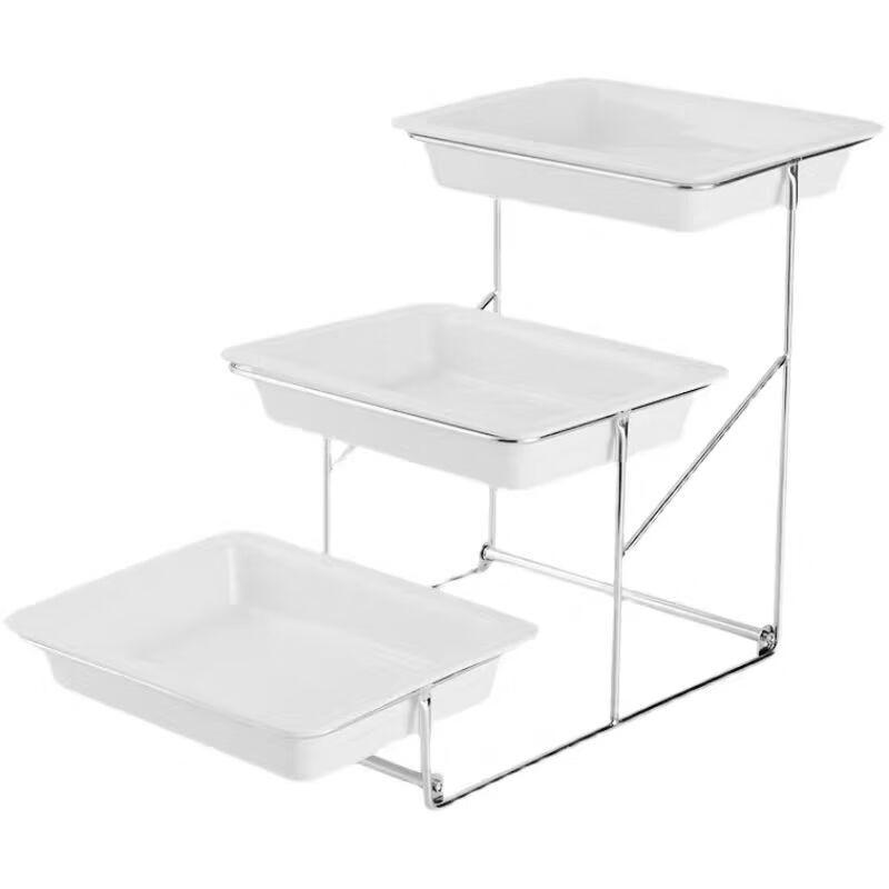 Three-Tier Buffet Food Display Stand