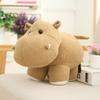 Simulation Elephant Hippo Plush Toy Soft Stuffed Cartoon Animal Doll Home Decoration Baby Kids Birthday Christmas Gift