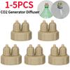 1-5PCS Carbon Dioxide Reactor Generator Bottle Cap Plastic Fish Tank Air Diffuser Valve Guage Quick Screw Part Accessories