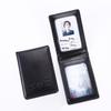 Genuine Leather Magnetic ID Card Holder and Protective Sleeve