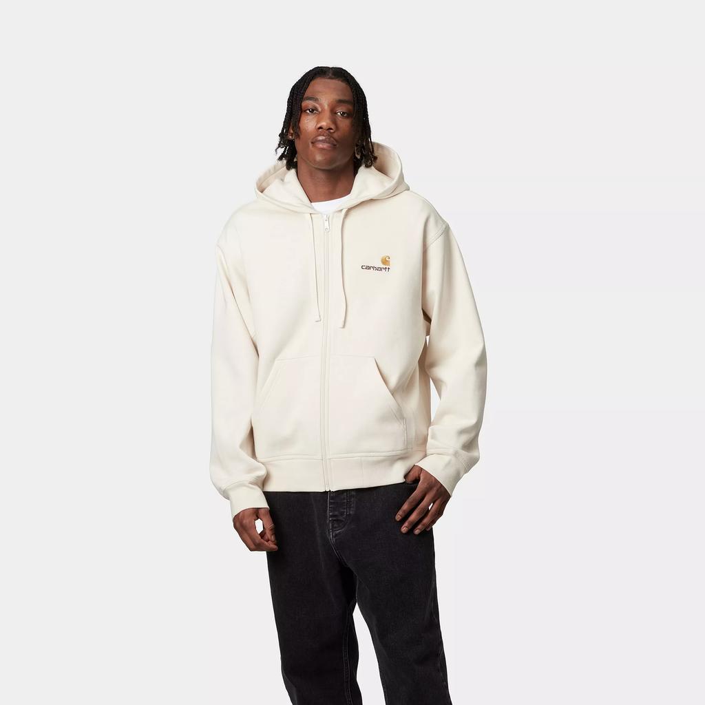 Carhartt WIP FW24 Hooded American Script Jacket Unisex Jacket Off-White I033063-05-XX