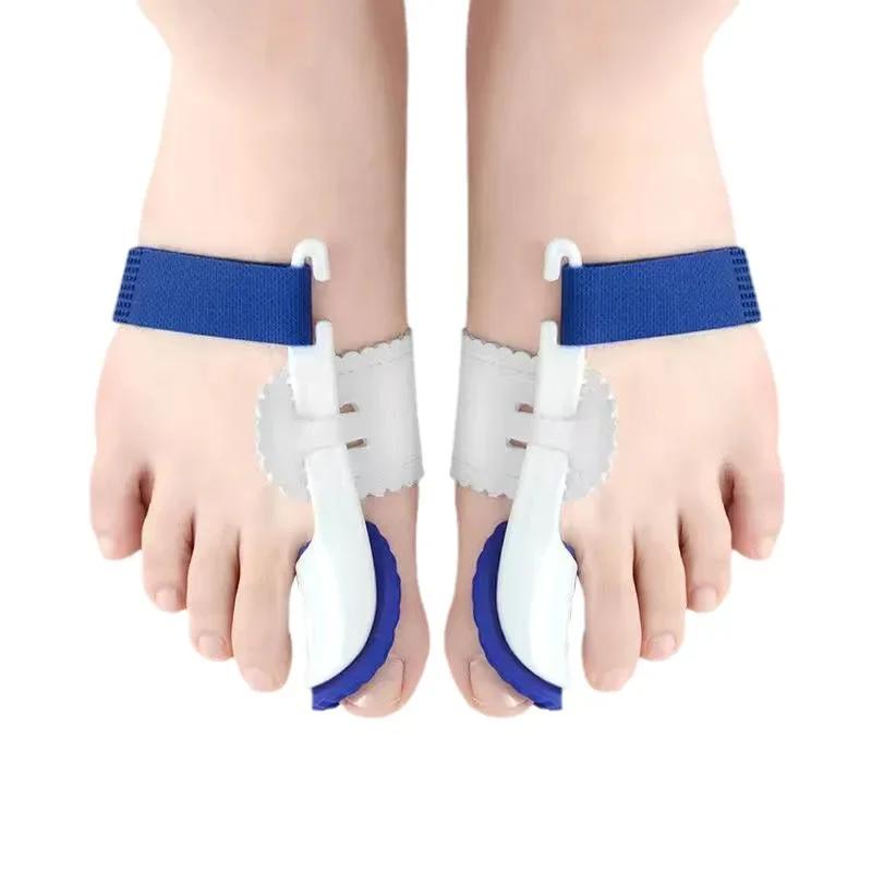 2Pcs Toe Separator Hallux Valgus Bunion Corrector Orthotics Feet Bone Straightener Adjuster Pain Relief Pedicure Foot Care Tool
