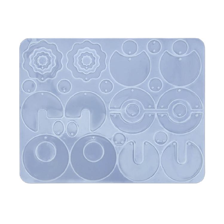 Unique Earring Silicone Molds Irregular Resin Jewelry Pendant Keychain Charm Mol
