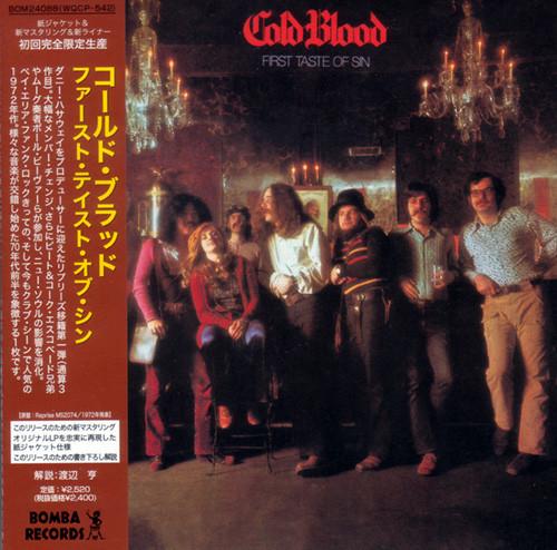 CD COLD BLOOD - First Taste Of Sin BOM24088 Bomba 2006 Japan ObiRock Used