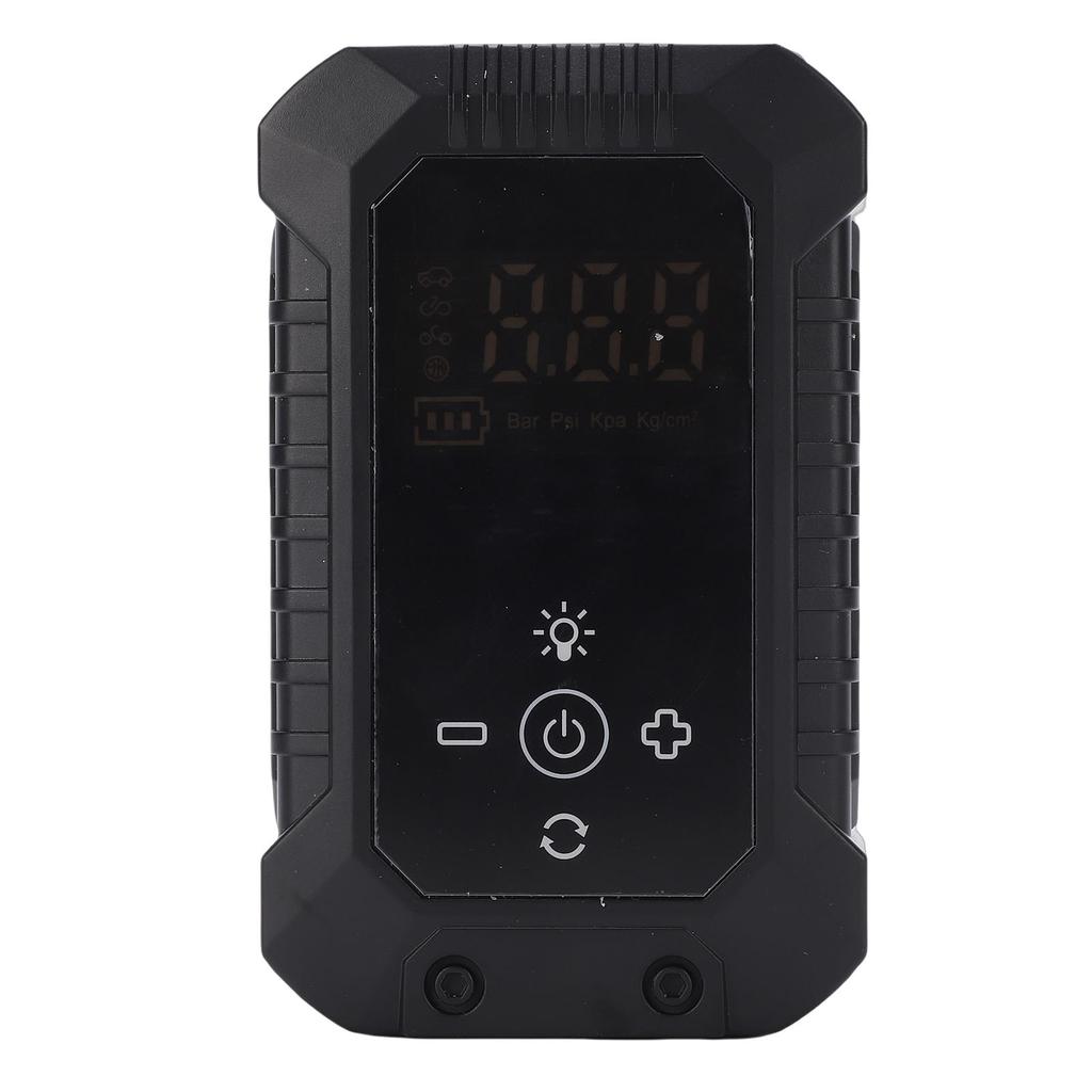 Cordless Car Tire Air Pump Auto Off 3600mAh Battery Car Air Compressor with LED Light Digital Display Black