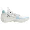 Li Ning Way Of Wade 10 Low Slip Resistant Abrasion Resistant Low Top Basketball Shoes Unisex White Blue ABAS083-31