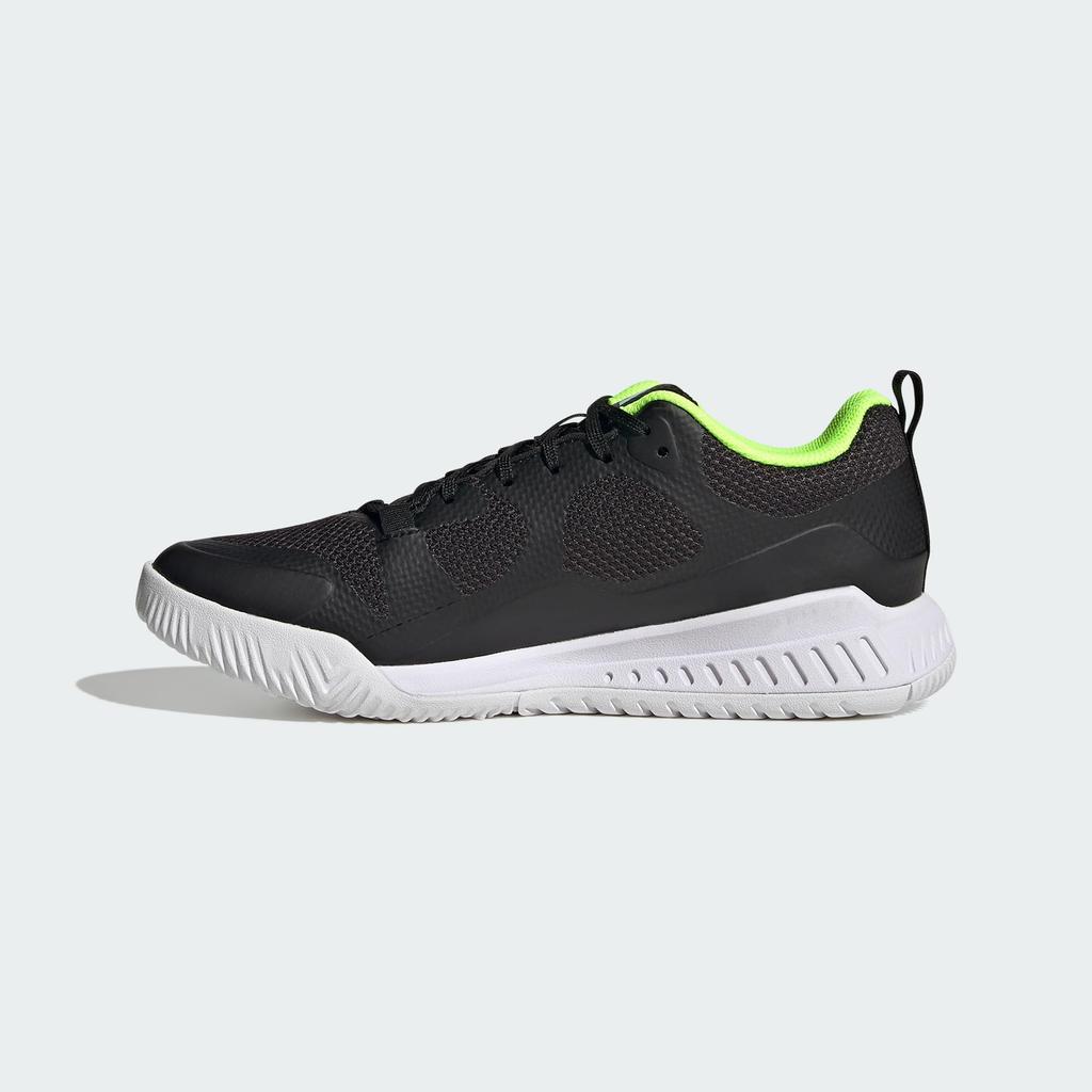 Adidas Court Team Bounce LSF54 Core Aqua Size Cm 2.0 Women's Sneakers, Black/Footwear White/Flash (HP3342), 25.0