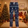 Men's Christmas Printed Pajama Pants for Casual Sleep