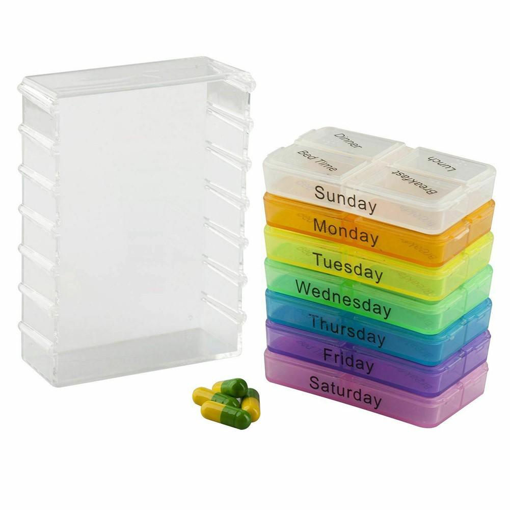 Pillendose Spender Halter Medikamentenaufbewahrung Organizer Pillendose